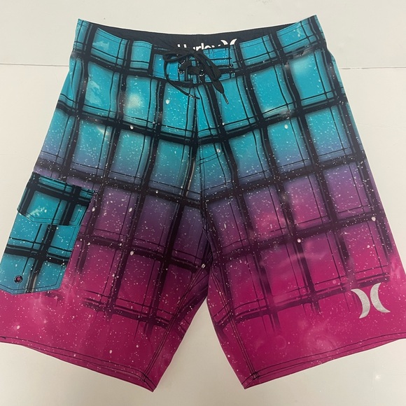 Hurley Hybrid Plaid Board Swim Shorts Men’s 32 - Picture 1 of 7